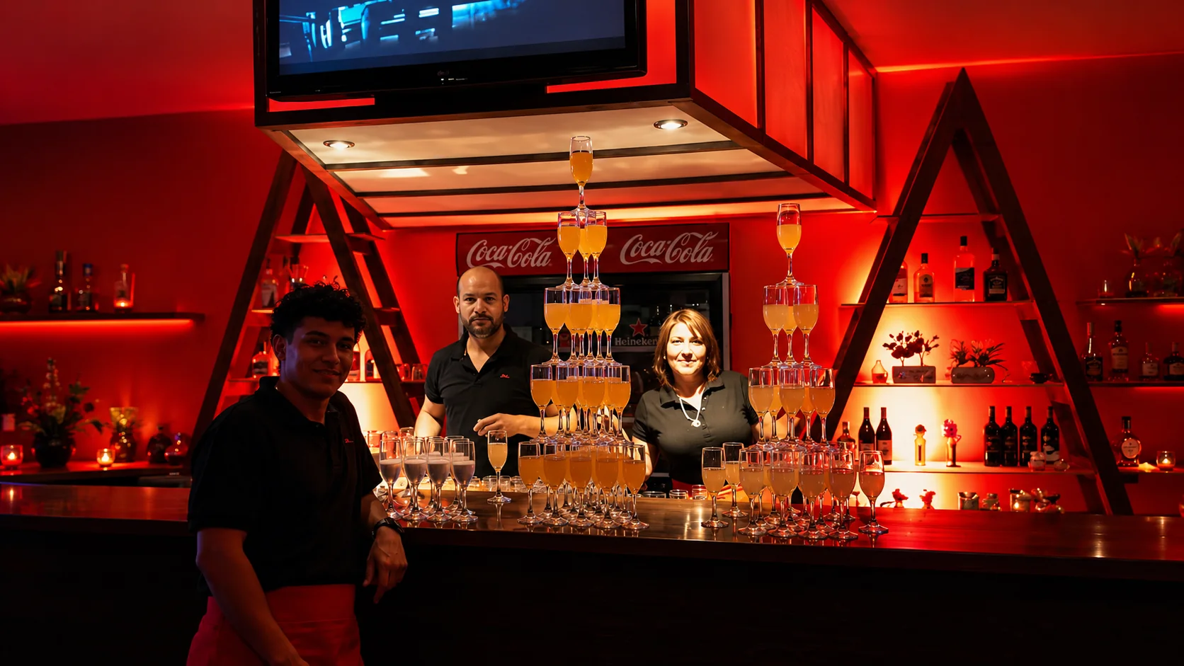 Barra y servicio en El Balcón
